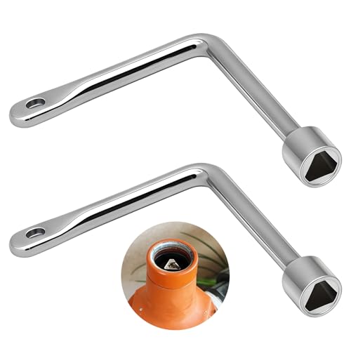2 Pièces Clé Triangulaire, clés triangulaires utilitaires multifonctionnelles, Clé...
