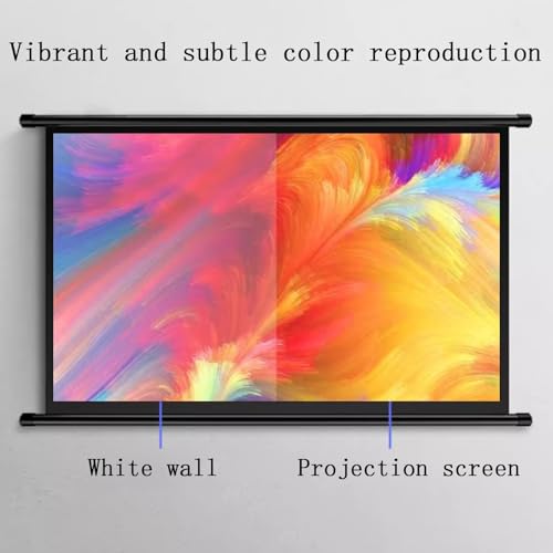 Pantalla retráctil para proyector 72 pulgadas 16:9 miniatura 3