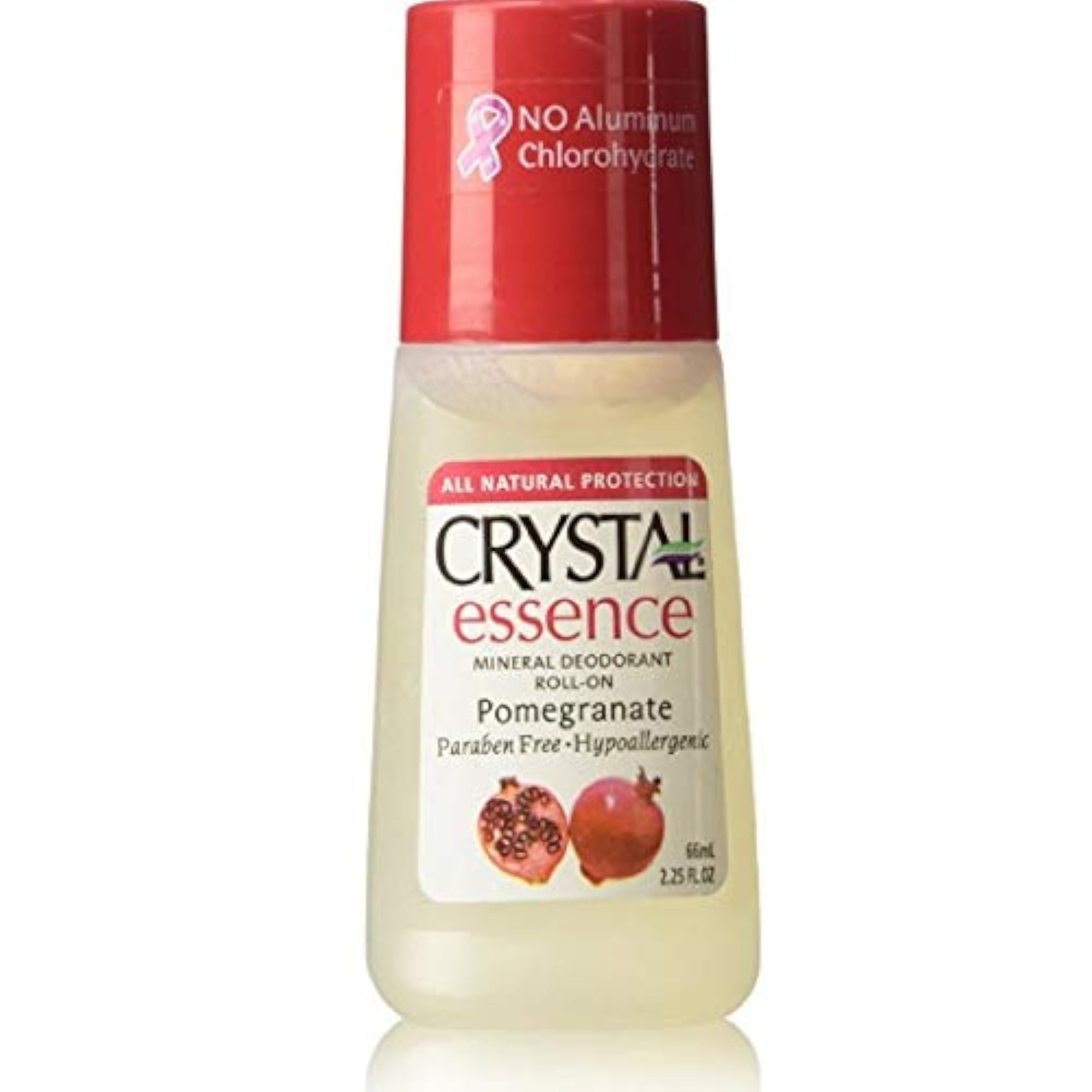 Mineral Deodorant Roll-On, Pomegranate