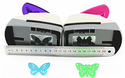 Cady Crafts Punch Paper Punches Creative Life Crafts Engraving Hole Punch 2-Inch -Diy Paper Punch For Card Scrapbooking Craft Punch Embossing Border School Supplies (Butterfly-2) #TOP3