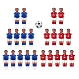 Superhao Foosball Replacement Players 22pcs Foosball Men Soccer Table Football Players Model Replacement Parts for Tournament Foosball(Style 1)