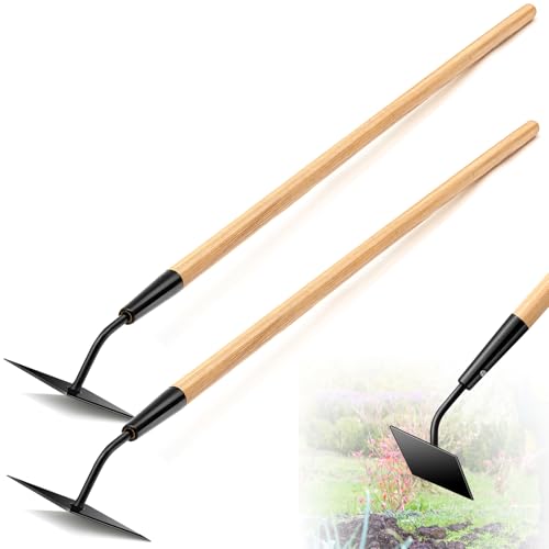 Herramienta jardinera azada diamante 2 piezas 55 pulg miniatura 1