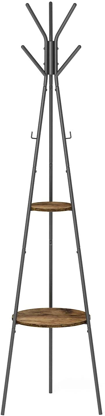 Aiwanto Standing Coat Rack Hat Hanger Coat Rack Hooks Coat Rack Hall Tree Entryway Standing Hat Jacket Coat Hanger Rack