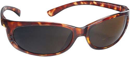 Onos Trading Company 2.50 Mag Power Sun-Mag Plus Polarized Reader Sunglasses (Tortoise, Amber) Lens
