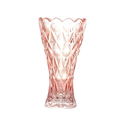 VASO CRISTAL ANGEL ROSA 8x14cm