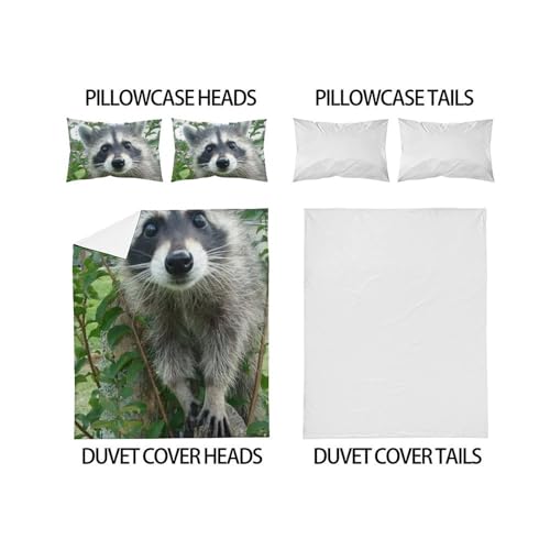 Parure de lit imprimé animaux 3D douceur microfibre brossée