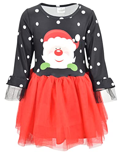 Image of Girls Long Sleeve Tulle Tutu Dresses for Kid and Toddler