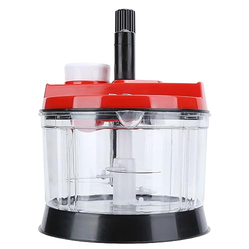 KIMISS Robot Culinaire Manuel et Hachoir à Légumes - Préparation Rapide des Repas, Mélangeur Manuel Efficace pour Fruits et Légumes (#2)