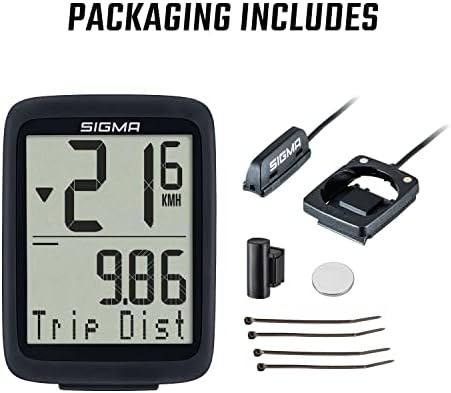 SIGMA Sport BC 8.0 Fahrradcomputer - Viele Funktionen - Einfach zu Bedienen mit Großen Tasten & Klarem Display