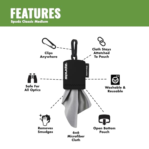 image for SPUDZ Classic | Microfiber Cloth Screen Cleaner and Lens Cleaner | Ope