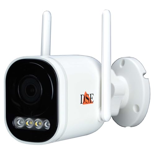 DSE DSERKK-BCC2D-5WD DSERKK-BCC2D-5WD Caméras sans fil supplémentaires pour kit WiFi RKK-KIT5A 5MP Illuminator 30 m Appareil photo de détection et de dissuasion IA, flash, sirène, mains libres |