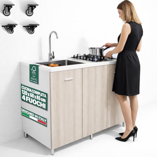 Shally Dogan Sottolavello Cucina 120 x 60 x 85 cm
