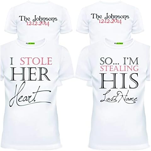 Matching Shirts for Married Couples White Cover