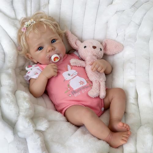 Muñeca Reborn Baby Girls 20 Pulgadas Realista Nuevo miniatura 1