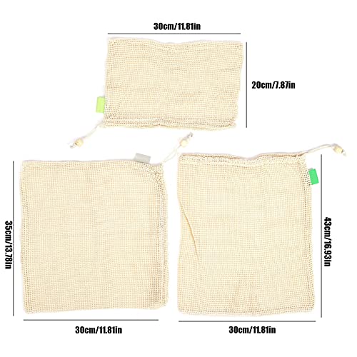 Bolsa de compras de frutas, bolsa de malha de grau alimentício, sacos de supermercado, resistente ao