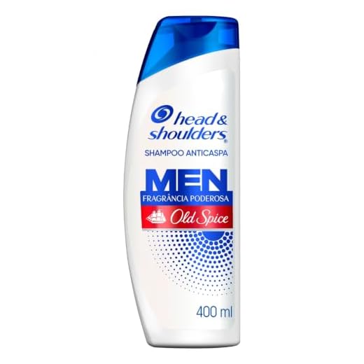 Head & shoulders & Shampoo Anticaspa Masculino com Old Spice Para Cabelo Oleoso 400 Ml, &