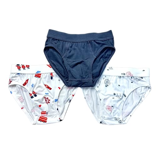 PREMIUM COLLECTION Boys’ Underwear Breathable Bamboo Viscose/Spandex Briefs Soft and Comfy (3pc Pack)