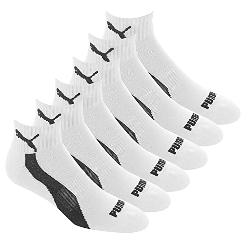 PUMA Mens P117807 Quarter Socks 6Pack