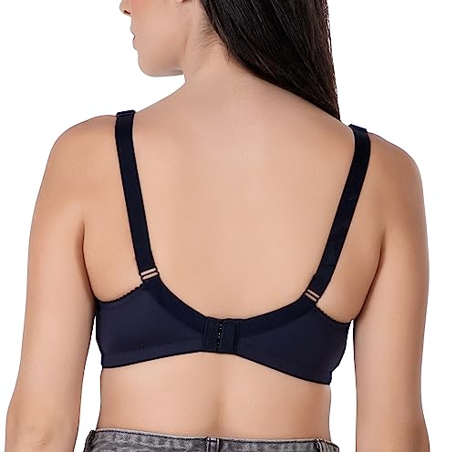 Image of Womens Seamless Padded Bra | Non Wired | Detachable Straps | Everyday Comfort | Full Coverage