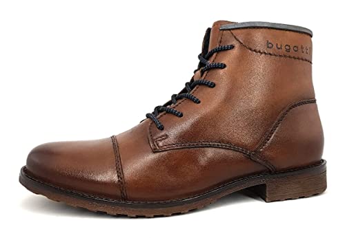 bugatti man Herren Catano Stiefel Kaltfutter, Cognac, 41 EU Cover
