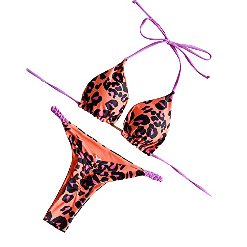 Bikini halter para mujer que soluciona las marcas del sol en la espalda