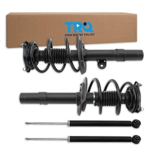 Image of TRQ Front and Rear Complete Strut Assembly & Shock Absorber Kit Complete Strut & Coil Spring Assembly Compatible with 2018-2022 Honda Accord EX EX-L LX