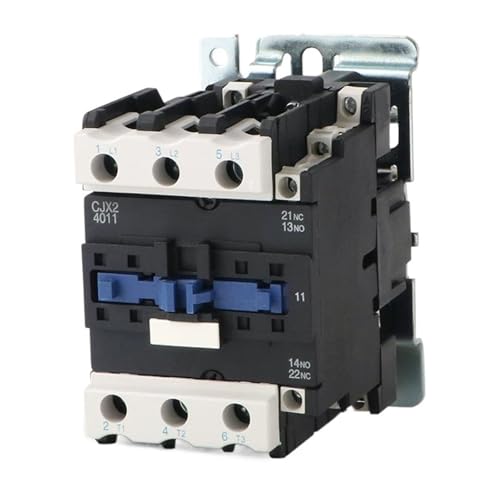 Contacteur CA CJX2-4011 220V avec bobine en cuivre et contact en argent pour circuit électrique