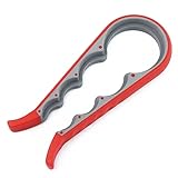 Can Opener for Seniors with Arthritis Helping Hand Jar Opener for Weak Hands Easy Opener with Silicone Jar Opener Gripper Adjustable Multiple Opener 4 in 1 Bottle Opener Jar Lid Opener Jar Opener Tool