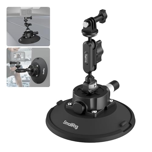 SMALLRIG Suction Cup Mount with Ball Head Magic Arm