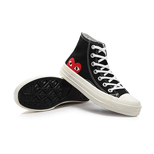 GFEIW Zapatillas de deporte transpirables Unisex High-top Shoes para caminar, tenis, baloncesto, zapatos para caminar,Black,37