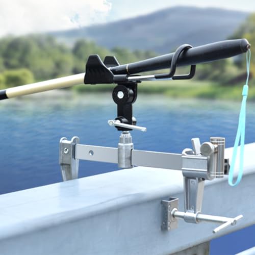 Support canne à pêche articulé 360 contre dérives bateau - 5