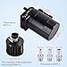 SPEEDWOW Universal Oil Catch Can Kit with low micron bronze filter & larger removable baffle,Oil Capture Tank Air Tank with 3/8