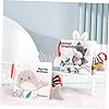 Cabilock 2 piezas Libros para Bebés Negro y Blanco Estimulación Visual y Sensorial Juguetes Educativos para Año Desarrollo Temprano y Entrenamiento Táctil #5