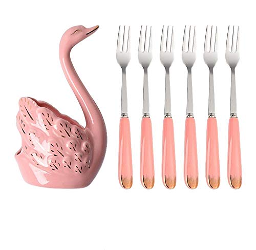 Cuisine cake cakeware swan base inox pour ranger vos couverts - 2