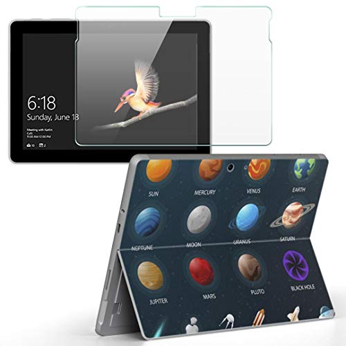 igsticker Surface Go/Surface Go 2 ��p�X�L���V�[�� �K���X�t�B���� �Z�b�g �t���ی� �t�B���� �X�e�b�J�[ �A�N�Z�T���[ �ی� 015923 ���z�n �F�� �f��