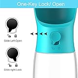 3 in 1 Portable Dog Water Bottle with Food Container and Waste Bag, Multifunctional Pet Travel Water Dispenser Water Bottle for Outside Drinking and Eating, Suitable for Puppy and Cats - Image 3