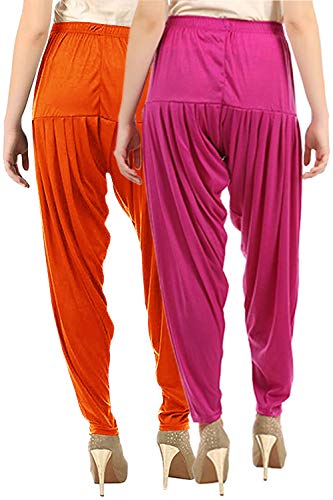 Image of Buy That Trendz Patiala Salwar for Women Viscose Patiala Pant Combo