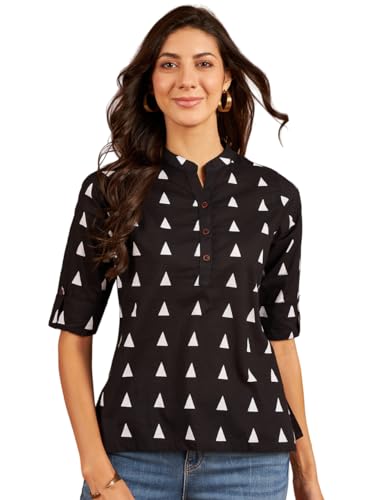 Image of Modeve Women Cotton Top for Summer