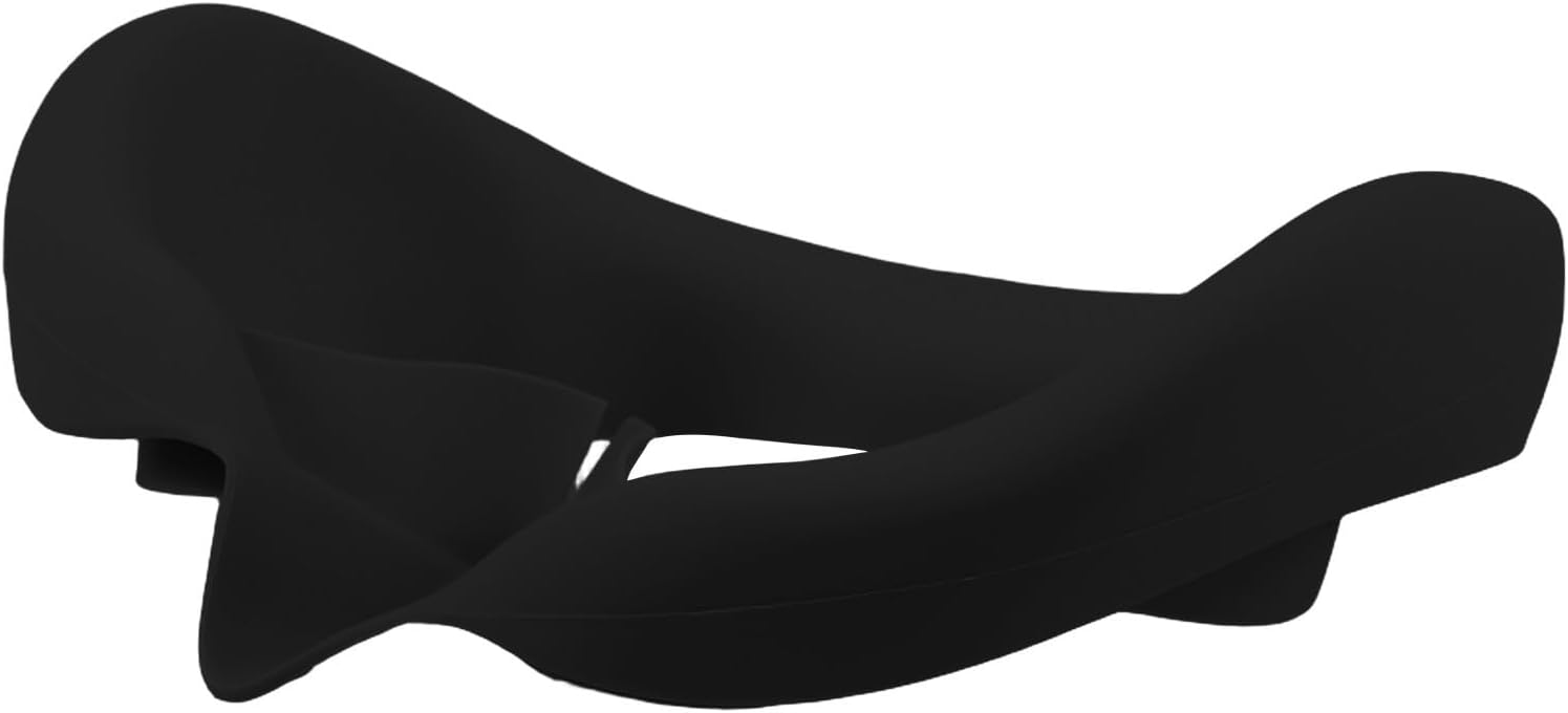 Silicone Vr Mask Cover with Nose Pad for Gaming and Exercise, Sweat Protection and Universal Fit Breathable Vr Headset Accessory in Black