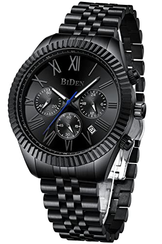 Mens-Watches-Chronograph-Stainless-Steel-Waterproof-Analog-Quartz-Watch-Fashion-Casual-Business-Dress-Large-Calendar-Date-Wrist-Watches-for-Men