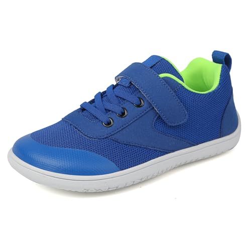 SECHRITE Toddler Kids Wide Barefoot Shoes Minimalist Zero Drop Sneakers for Boys Girls Wide Toe Box Shoes Breathable Splay Naturally