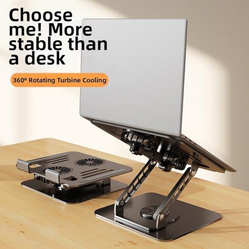 Support de refroidissement en métal portable pour soulager le dos et ventiler le pc - 6