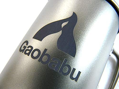 Amazon | Gaobabuチタンマグカップ 300ml＆400mlのセット（フタ