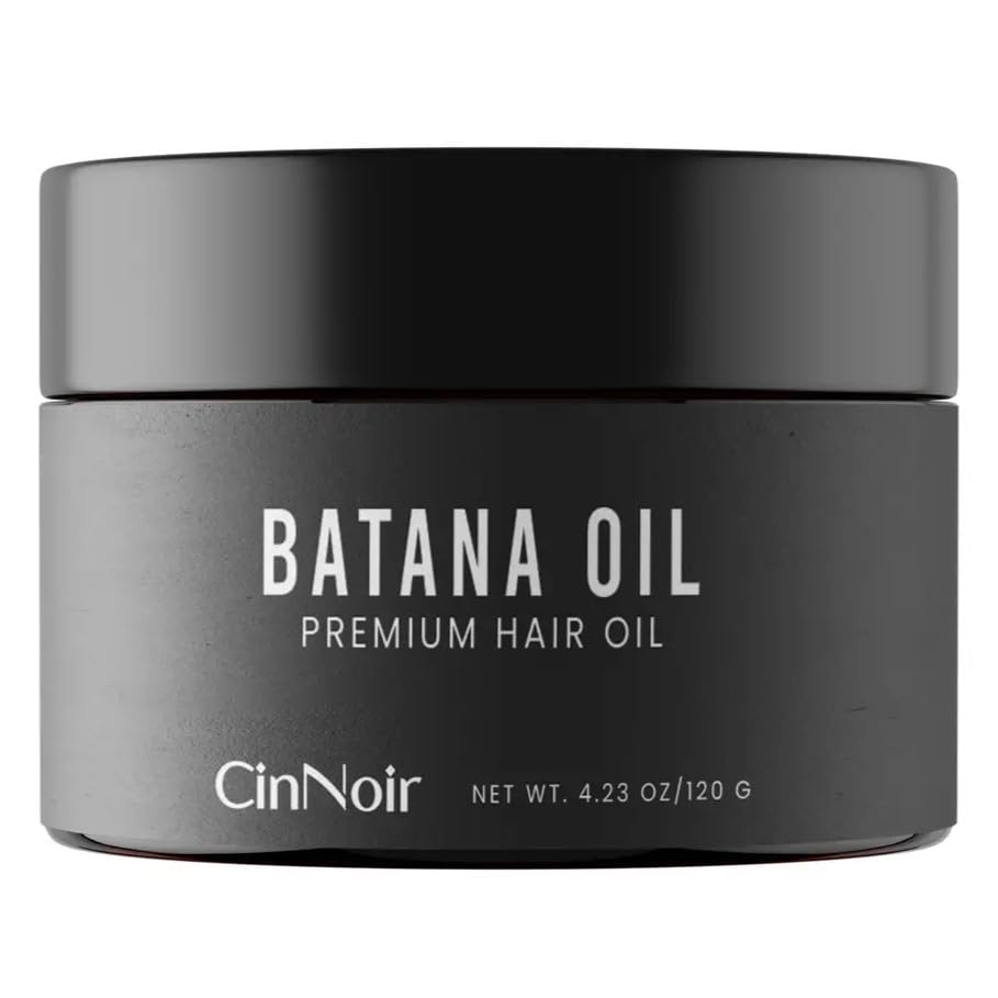 Dr Sebi Batana Oil for Hair Growth, 100% Raw and Organic 4.23 oz, Sourced from Honduras, For Thicker & Stronger Hair, Scalp Mask for Men and Women, Unrefined Batana Oil