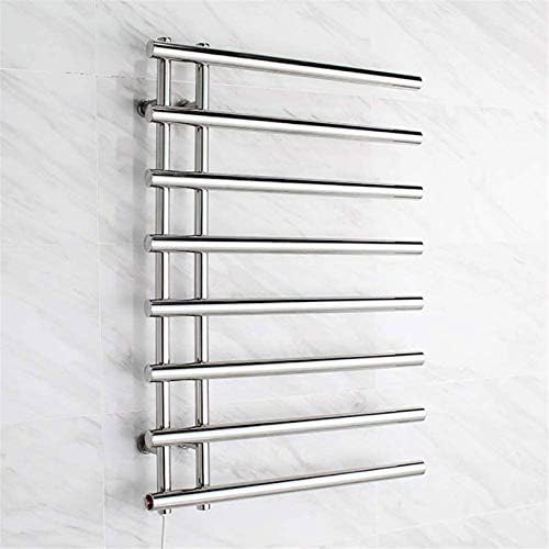 Electric Towel Warmer Rack - Stainless Steel Wall-Mounted Heated Towel Holder for Bathroom, Fast Heating, Spa Luxury Comfort, Space-Saving Design, Easy Installation