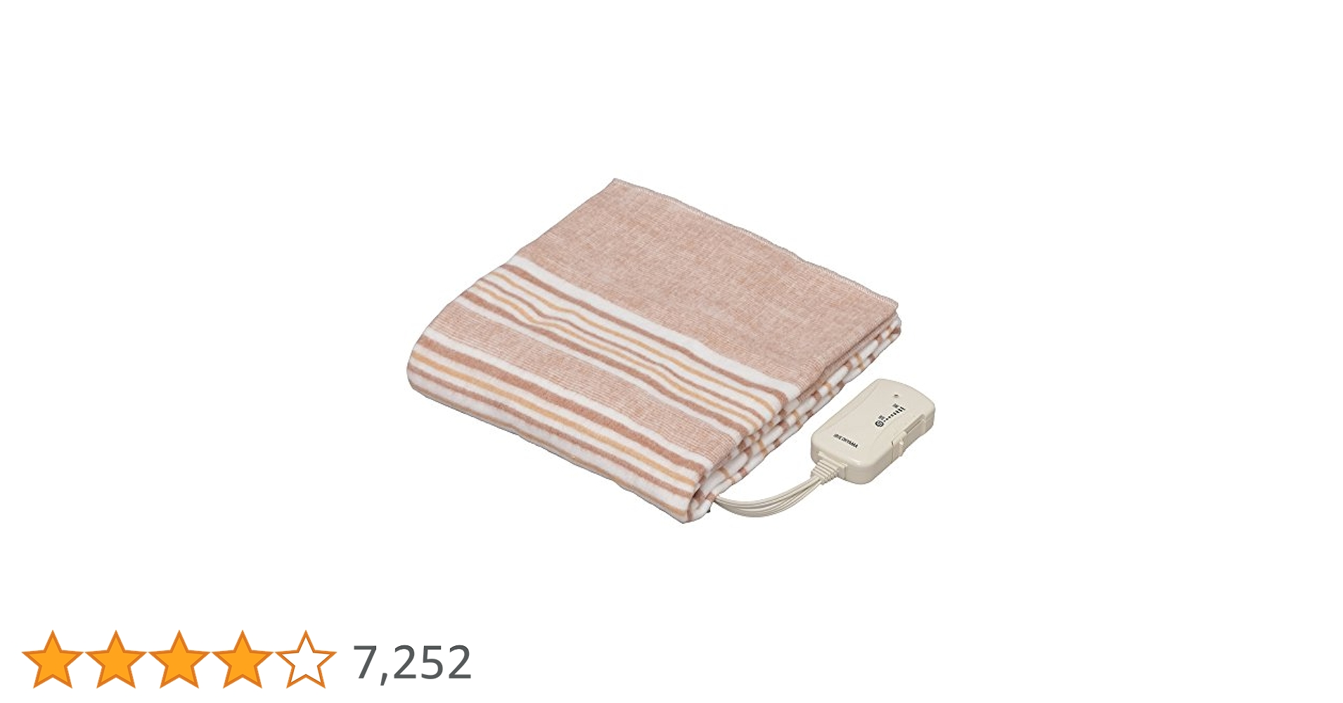 アイリスオーヤマ あったか電気毛布 140×80 cm Amazon | アイリスオーヤマ 電気毛布 敷き 洗える 140×80cm ダニ