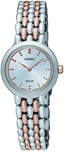 Seiko Women's Year-Round Solar Powered Watch with Stainless Steel Strap,  Multicolour, 12 (Model: SUP351P1) : Clothing, Shoes \u0026 Jewelry - Amazon.com