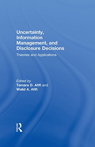 Uncertainty, Information Management, and Disclosure Decisions: Theories and Applications