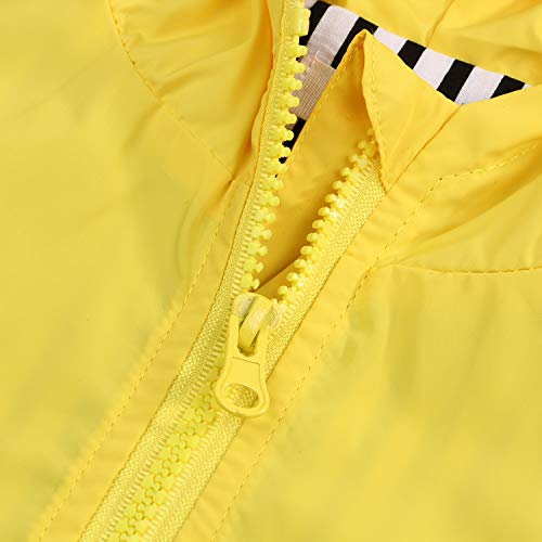 Younger Tree 698253861617 Toddler Baby Boy Girl Duck Raincoat Cute Cartoon Hoodie Zipper Coat Outfit thumb #6