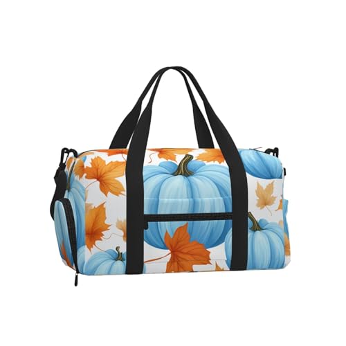 Bolsa de deporte de calabaza azul ideal para tus escapadas de fin de semana y clases de yoga